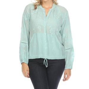 NEW JOHNNY WAS gwyn meadow jacket in blue